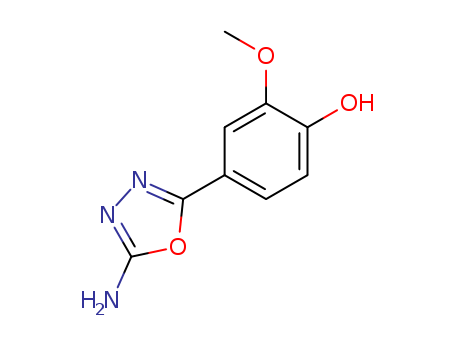 Phenol, 4-(5-amino-1,3,4-oxadiazol-2-yl)-2-methoxy-