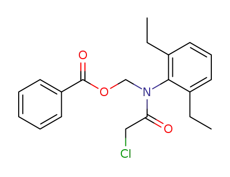 Benzoic acid [(2-chloro-acetyl)-(2,6-diethyl-phenyl)-amino]-methyl ester