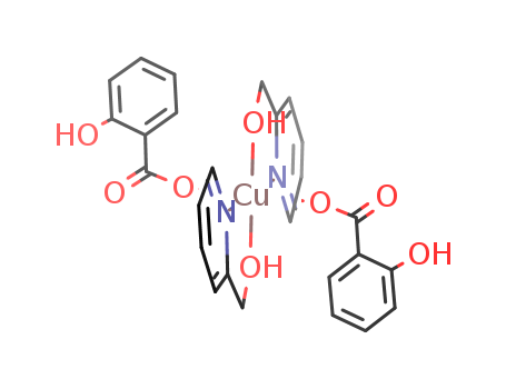 131494-74-1,Copper,bis(2-hydroxybenzoato-kO)bis(2-pyridinemethanol-kN1,kO2)-, (OC-6-12)- (9CI),Copper,bis(2-hydroxybenzoato-O1)bis(2-pyridinemethanol-N1,Oa)-, (OC-6-12)-; 2-Pyridinemethanol, copper complex