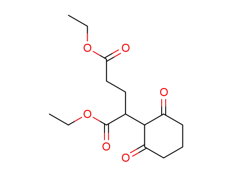 Molecular Structure of 1157-58-0 ((+/-)-2-<2,6-Dioxo-cyclohexyl>-glutarsaeure-diethylester)