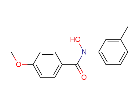 Molecular Structure of 34661-33-1 (N-Hydroxy-4-methoxy-N-(3-methylphenyl)benzamide)