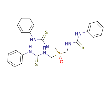 Thiourea, N,N'',N''''-[phosphinylidynetris(methylene)]tris[N'-phenyl-