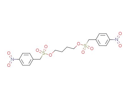 Benzenemethanesulfonic acid, 4-nitro-, 1,4-butanediyl ester