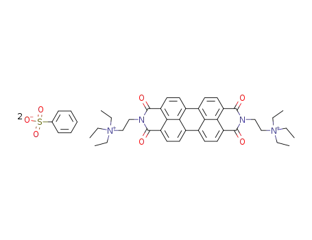 Bis-(diethylaminoethylimido)-perylene 1,6,7,12-tetracarboxylic acid benzenesulfoethylate