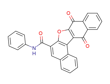 8,13-dioxo-8,13-dihydro-dinaphtho[2,1-<i>b</i>;2',3'-<i>d</i>]furan-6-carboxylic acid anilide