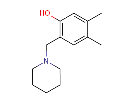 4,5-Dimethyl-2-piperidinomethyl-phenol