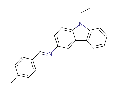 (9-Ethyl-9H-carbazol-3-yl)-[1-p-tolyl-meth-(E)-ylidene]-amine