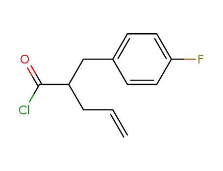 2-(4-fluoro-benzyl)-pent-4-enoyl chloride