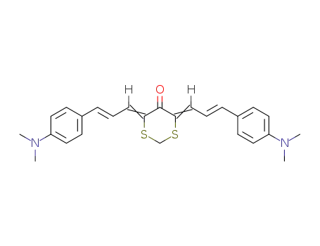 4,6-bis-((Ξ)-4-dimethylamino-<i>trans</i>-cinnamylidene)-[1,3]dithian-5-one