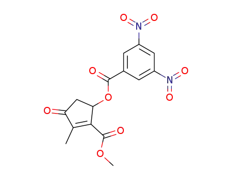 5-(3,5-dinitro-benzoyloxy)-2-methyl-3-oxo-cyclopent-1-enecarboxylic acid methyl ester