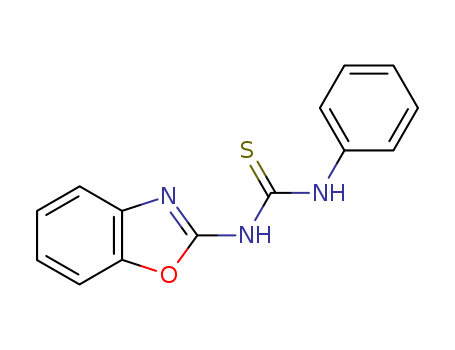 Molecular Structure of 13895-20-0 (Thiourea, N-2-benzoxazolyl-N'-phenyl-)