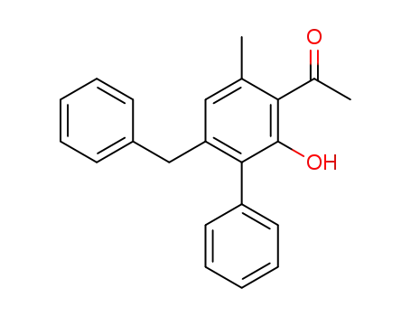 Ethanone, 1-[2-hydroxy-4-methyl-6-(phenylmethyl)[1,1'-biphenyl]-3-yl]-