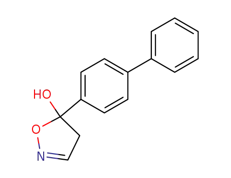 Molecular Structure of 53009-40-8 (5-Isoxazolol, 5-[1,1'-biphenyl]-4-yl-4,5-dihydro-)