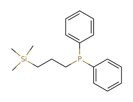 Molecular Structure of 69858-27-1 (Phosphine, diphenyl[3-(trimethylsilyl)propyl]-)