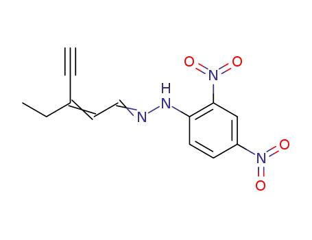 3-Aethyl-penten-<sup>(2)</sup>-in-<sup>(4)</sup>-al-(2.4-dinitro-phenylhydrazon)