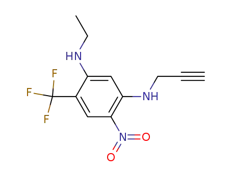 N<sup>1</sup>-Ethyl-4-nitro-N<sup>3</sup>-prop-2-ynyl-6-trifluoromethyl-benzene-1,3-diamine