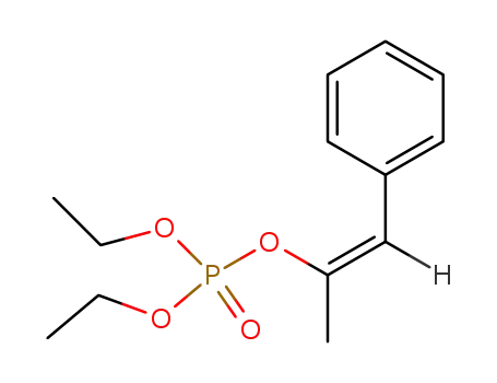 Molecular Structure of 50523-06-3 (Phosphoric acid, diethyl 1-methyl-2-phenylethenyl ester, (Z)-)
