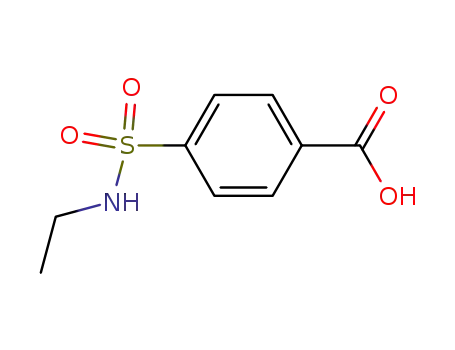 Molecular Structure of 10252-64-9 (4-[(ETHYLAMINO)SULFONYL]BENZOIC ACID)