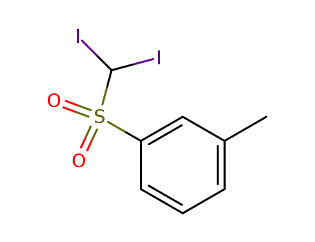 Molecular Structure of 31350-46-6 (1-[(Diiodomethyl)sulfonyl]-3-methylbenzene)