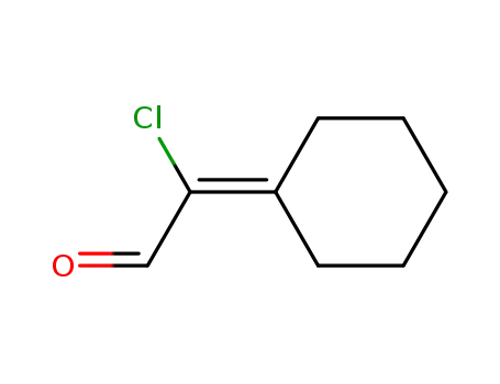 Molecular Structure of 19429-88-0 (Acetaldehyde, chlorocyclohexylidene-)