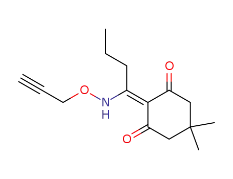 5,5-Dimethyl-2-(1-prop-2-ynyloxyamino-butylidene)-cyclohexane-1,3-dione