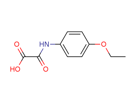 Molecular Structure of 100530-42-5 (Acetic acid, [(4-ethoxyphenyl)amino]oxo-)