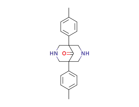 1,5-di-<i>p</i>-tolyl-3,7-diaza-bicyclo[3.3.1]nonan-9-one