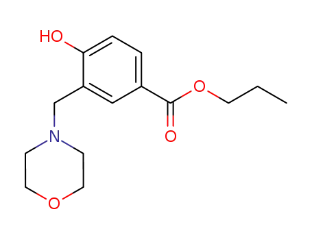 4-hydroxy-3-morpholin-4-ylmethyl-benzoic acid propyl ester