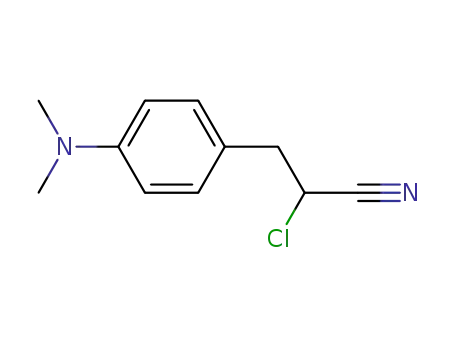 Benzenepropanenitrile, a-chloro-4-(dimethylamino)-