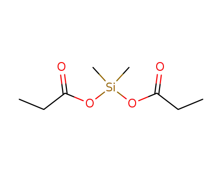 Molecular Structure of 18269-77-7 (Silanediol, dimethyl-, dipropanoate)