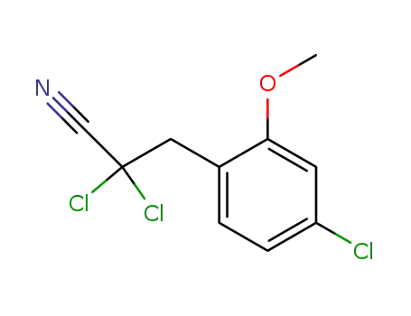 α,α-dichloro-β-(2-methoxy-4-chlorophenyl)propionitrile