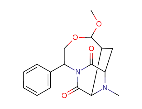 4-Methoxy-11-methyl-7-phenyl-5-oxa-8,11-diaza-tricyclo[6.3.1.0<sup>3,10</sup>]dodecane-9,12-dione