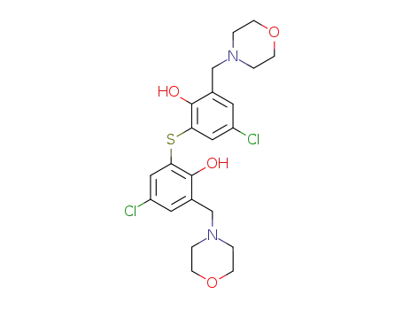 4,4'-dichloro-6,6'-bis-morpholinomethyl-2,2'-sulfanediyl-di-phenol