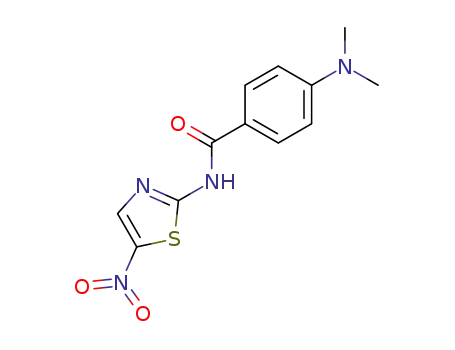 4-dimethylamino-<i>N</i>-(5-nitro-thiazol-2-yl)-benzamide