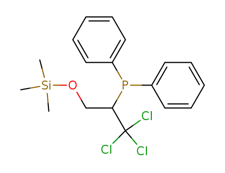 Diphenyl-(2,2,2-trichloro-1-trimethylsilanyloxymethyl-ethyl)-phosphane