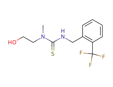 Thiourea,
N-(2-hydroxyethyl)-N-methyl-N'-[[2-(trifluoromethyl)phenyl]methyl]-
