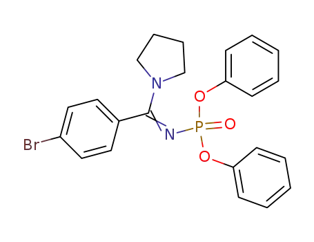 Phosphoramidic acid, [(4-bromophenyl)-1-pyrrolidinylmethylene]-,
diphenyl ester