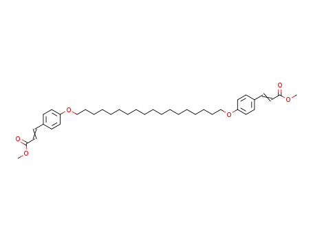 1,18-Bis-<p-(2-methoxycarbonylvinyl)-phenoxy>-octadecan
