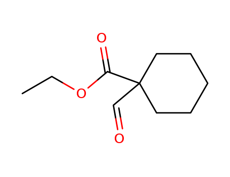 Cyclohexanecarboxylicacid, 1-formyl-, ethyl ester