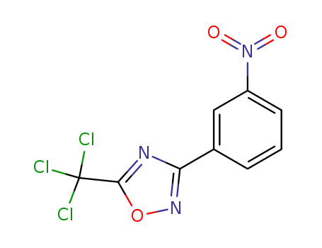 Molecular Structure of 1822-98-6 (3-(3-nitrophenyl)-5-(trichloromethyl)-1,2,4-oxadiazole)