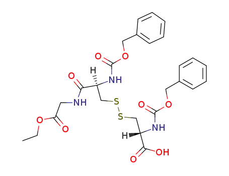 Ethyl-N,N'-bis-carbobenzoxy-L-cystinyl-monoglycinat