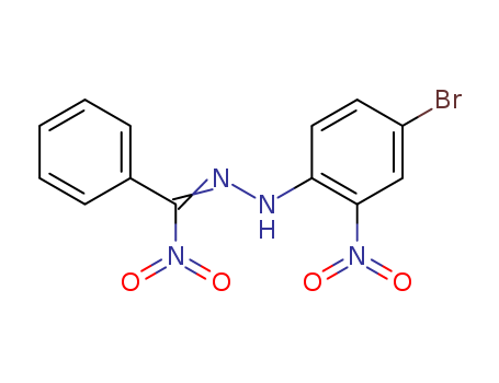 Molecular Structure of 69918-16-7 (Benzaldehyde, a-nitro-, (4-bromo-2-nitrophenyl)hydrazone)