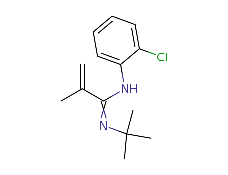 2-Propenimidamide,N-(2-chlorophenyl)-N'-(1,1-dimethylethyl)-2-methyl-