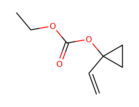 Molecular Structure of 130715-07-0 (Carbonic acid, 1-ethenylcyclopropyl ethyl ester)