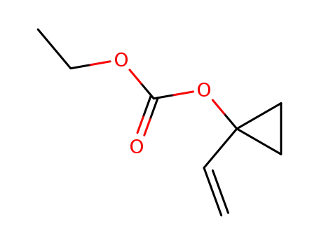 Molecular Structure of 130715-07-0 (Carbonic acid, 1-ethenylcyclopropyl ethyl ester)