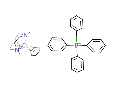 (cyclohexene)(1,4,7-trimethyl-1,4,7-triazacyclononane)copper(I) tetraphenylborate