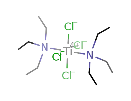 Molecular Structure of 39478-32-5 (Titanium, tetrachlorobis(N,N-diethylethanamine)-)