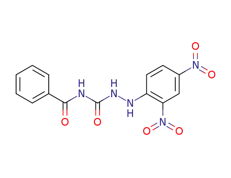 Molecular Structure of 106038-82-8 (Hydrazinecarboxamide, N-benzoyl-2-(2,4-dinitrophenyl)-)