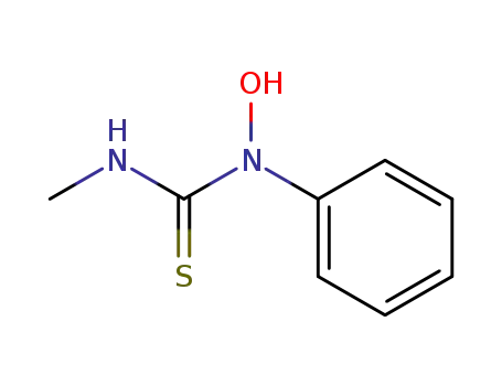 Molecular Structure of 26118-56-9 (Thiourea, N-hydroxy-N'-methyl-N-phenyl-)