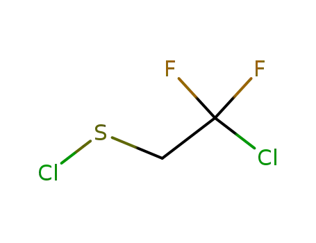 Molecular Structure of 460-44-6 (Ethanesulfenyl chloride, 2-chloro-2,2-difluoro-)